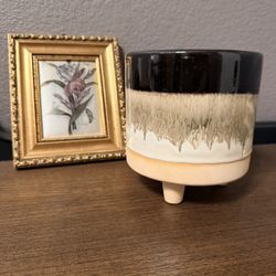 Mixed Decor - Candle Holder Planter Gold Frame