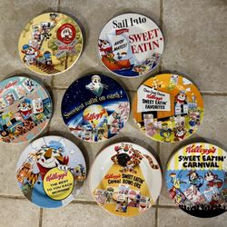 Set Of 16 Collectible Vintage Style Kellogg’s Plates And 2 Mugs