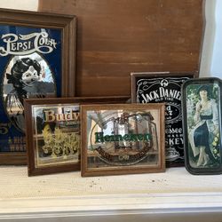 Antique Vintage Drinking Signs.