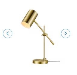 Brass Adjustable Desk Lamp