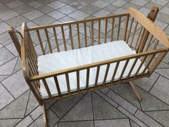 Wood Baby Cradle