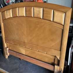 Queen bed frame with all parts included 