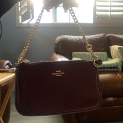Coach Bag Good Condition Red