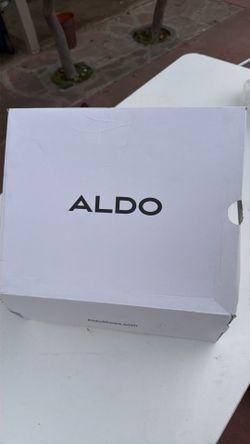 NEW ALDO Men’s Leather Dress Boots – Size 10.5 – Black – In Original Box