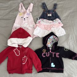 18 month old girl clothing - Pants, Shirts, Pajamas, sweatshirts Winter/Fall Clothing