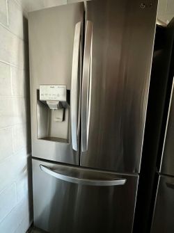 LG 3-Door Fridge Stainless Steel with Ice Maker