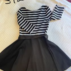 Wednesday Strips Girls Dress Size 7