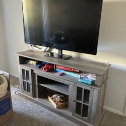 Gray Tv Stand 
