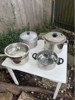 Pots selling as is  Not selling separate please