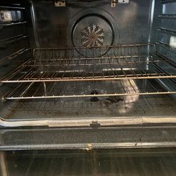 KITCHENAID Double Oven Works Perfectly. Microwave And rapid cook On Top 