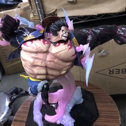 One Piece Pop Max Luffy Gear Fourth 4th Anime Jumbo Statue Figure