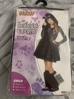 Dark Unicorn Girls Costume 