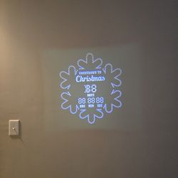 Christmas Count Down Projector