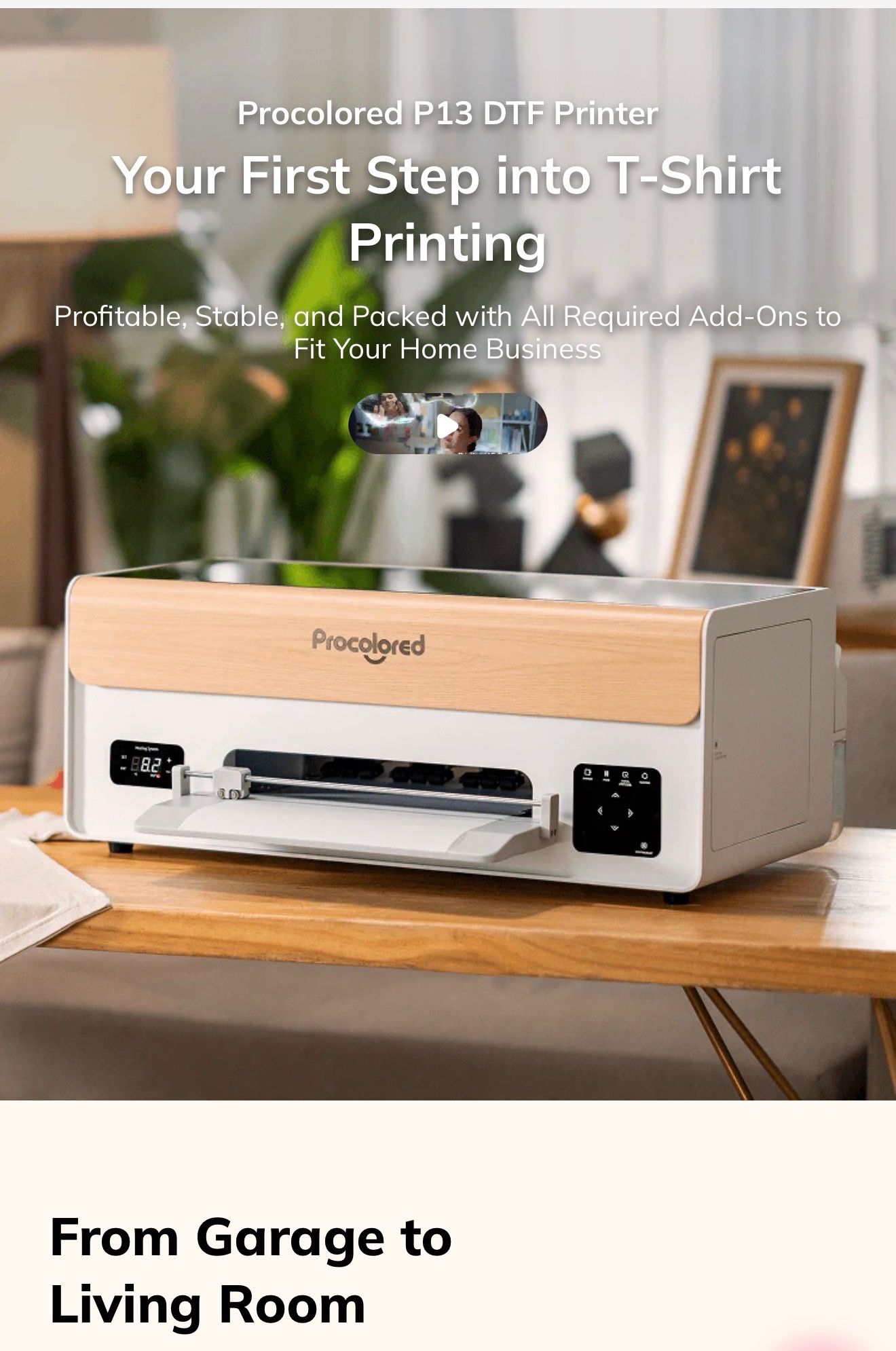 Procolored P13 DTF Printer 13" A3 XP600 & Complete Bundle