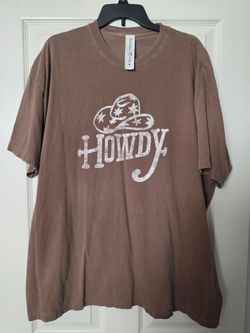 Thread & Supply Howdy Western Graphic Tee – Size Large