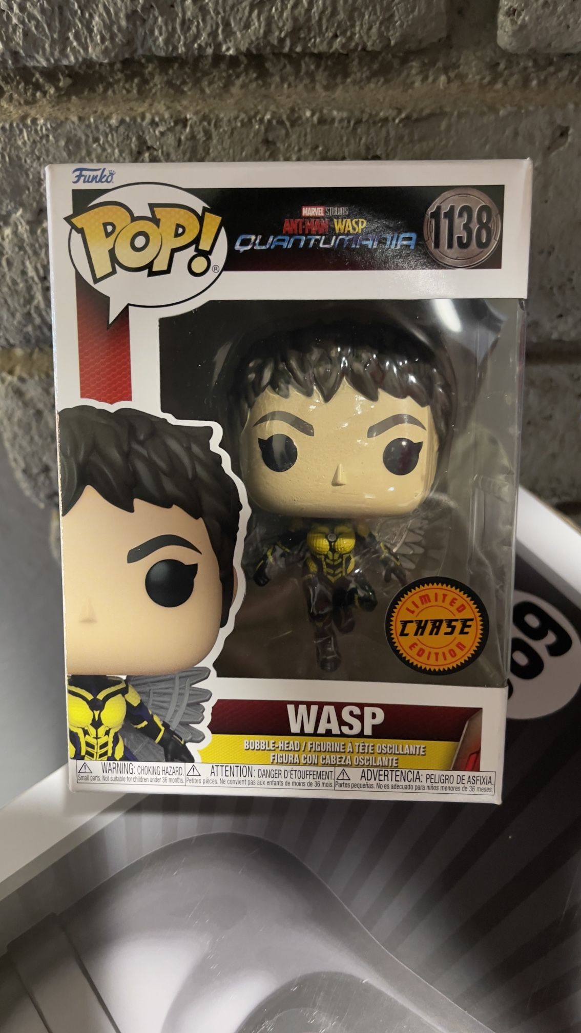 Funko Pop Marvel The Wasp Chase Edition Brand New