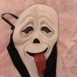 Fun World Ghost Face Scary Halloween Costume W/ Accessories Boys Size Large