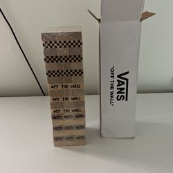 VANS OFF THE WALL JENGA NEW