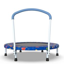 🔥Brand new in Box 🔥36" Mini Trampoline for Kids Ages 1-6, for Toddlers for Birthday Gift, 36in Toddler Trampoline Indoor/Outdoor with Handle, Small 