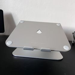 Rain Design Silver mStand Laptop Tablet Notebook Stand Riser Desk Slip Resistant