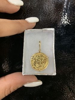 Beautiful Atocha gold coin pendant