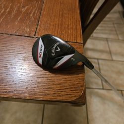 EXCELLENT CONDITION! CALLAWAY XHOT GOLF CLUB 3 HYBRID 