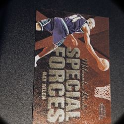 "Spacial Forces" NBA Sports Card # Red Serial #d
