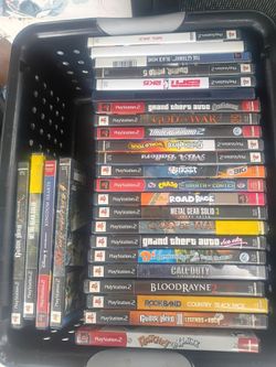 Play Station 2 games bundle