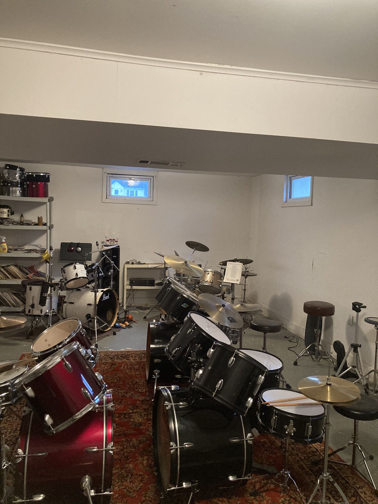 DRUM SETS , CYMBALS , MORE