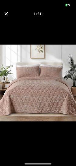 KASENTEX Oversized Queen Quilt Set 102"x106" 