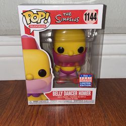 Funko Pop! The Simpson Belly Dancer Homer #1144 Funko 2021 Summer Convention Limited Edition