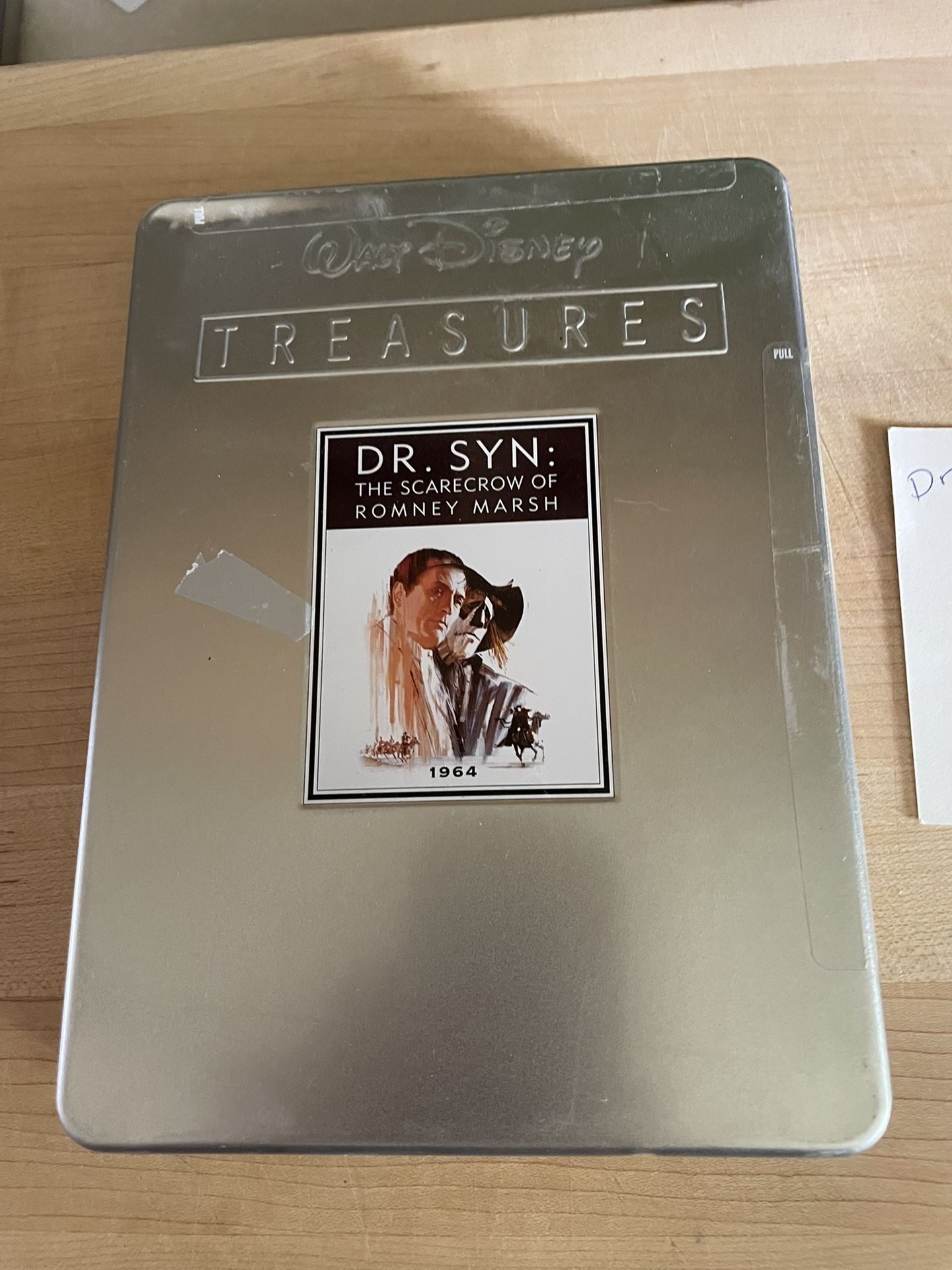 Disney Treasures DVD Dr. Syn The Scarecrow Romney Marsh new sealed in metal case