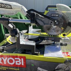 RYOBI 15 Amp 10 in. Sliding Compound Miter Saw with LED