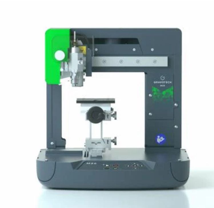 Gravotech M20 4”x 4” Rotary CNC v.3 Engraving Machine