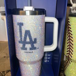 46oz Dodger Bling Tumbler 