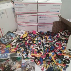 MASSIVE Amount Of LEGO Star WARS Space Vintage Minifigures BOOKS Boxes Too Real Lego!