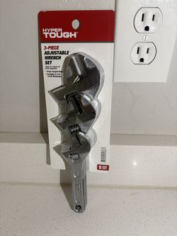 3-Piece Adjustable Wrench Set