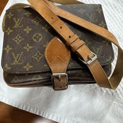 Vintage Louis Vuitton LV Monogram Cartouchiere