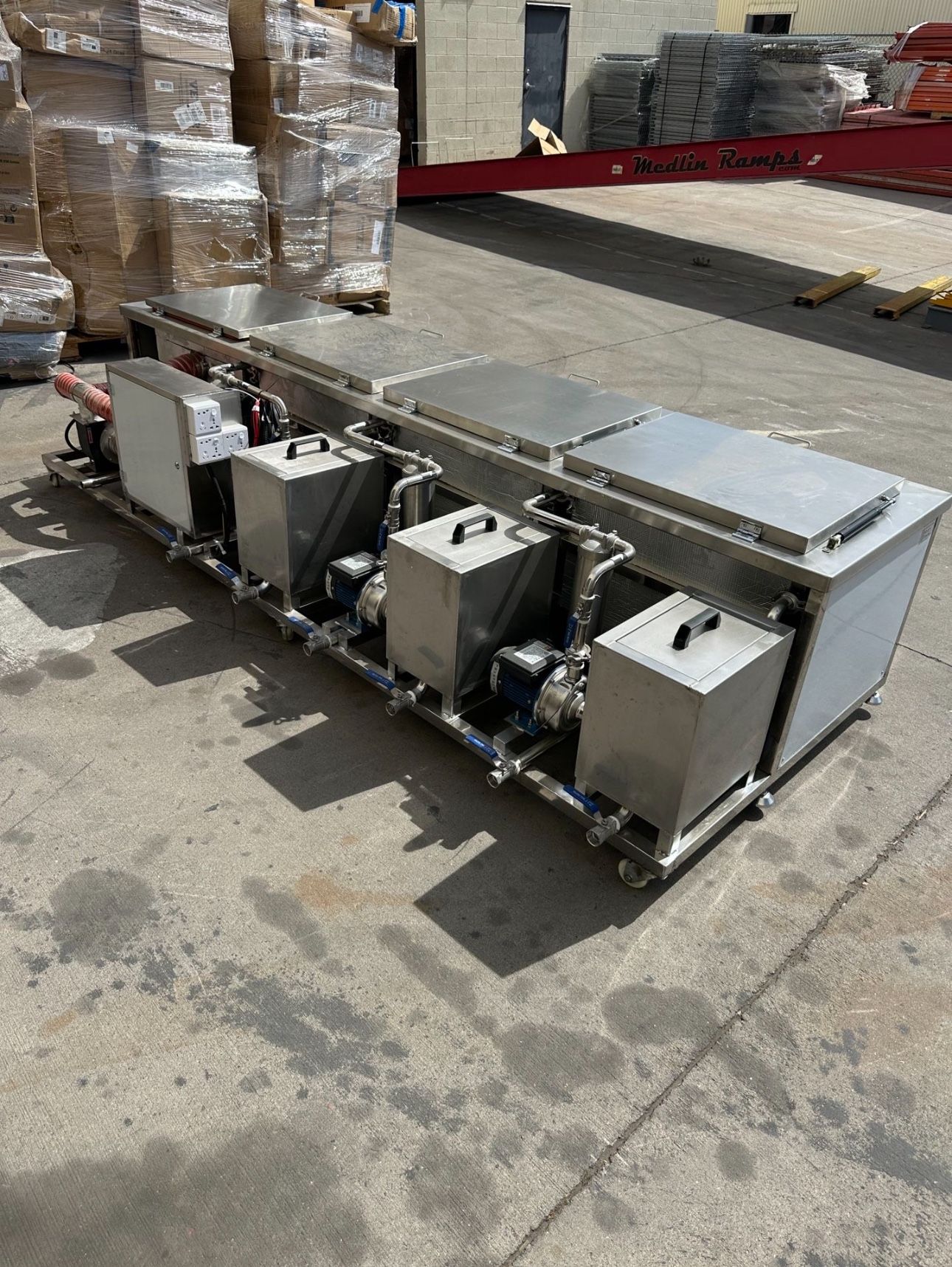 Four Tank Industrial Ultrasonic Cleaner