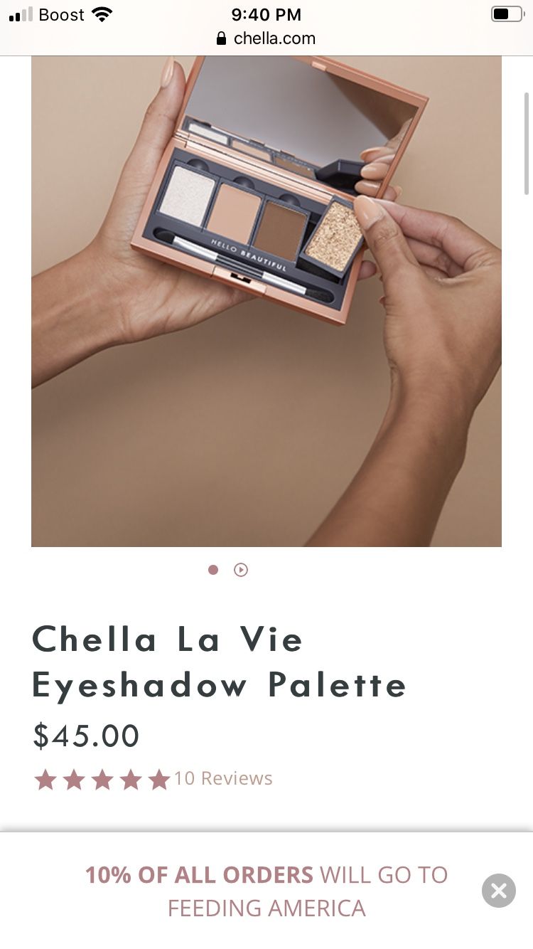 La vie chella eyeshadow palette