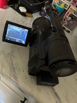 Panasonic Camcorder with Flip LCD Screen