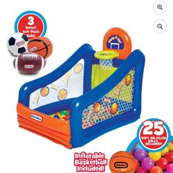 Little tikes inflatable hoop it up