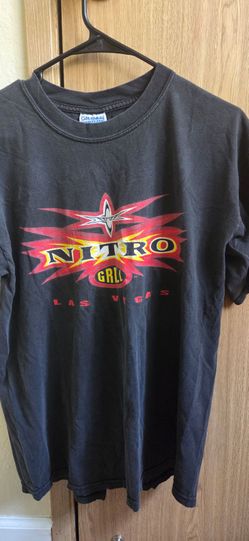 WCW NITRO GRILL TSHIRT LAS VEGAS RARE WWF