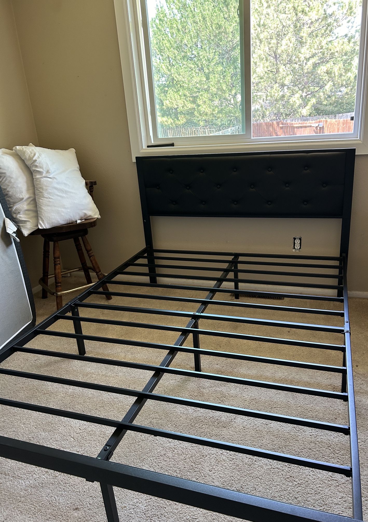 Full Size Bed frame & Headboard