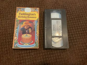 PADDINGTON’S BIRTHDAY BONANZA -   VHS TAPE