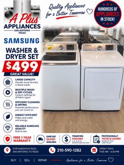 Samsung Washer And Dryer Set