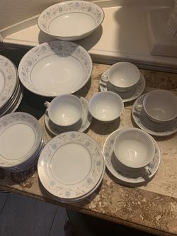 31Pcs Fine China English Garden Japan