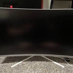 32 Inch Samsung 4k Curved Monitor White 