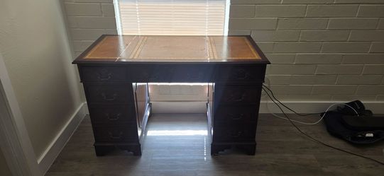 Wooden desk