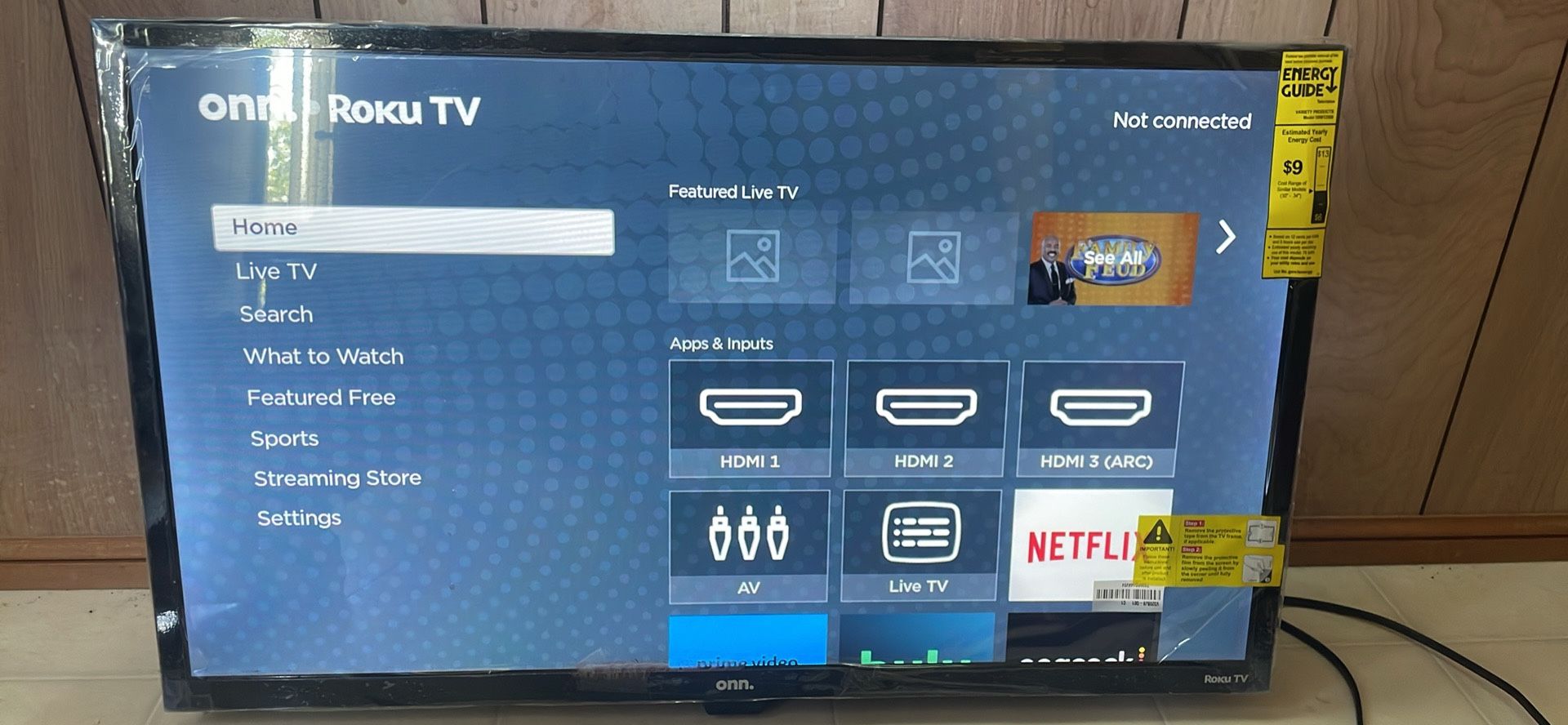 Onn. 32inch Roku tv